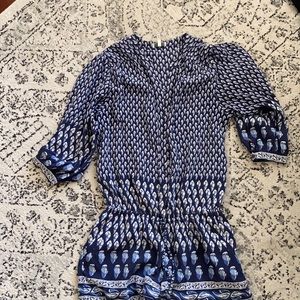 Joie button up printed romper